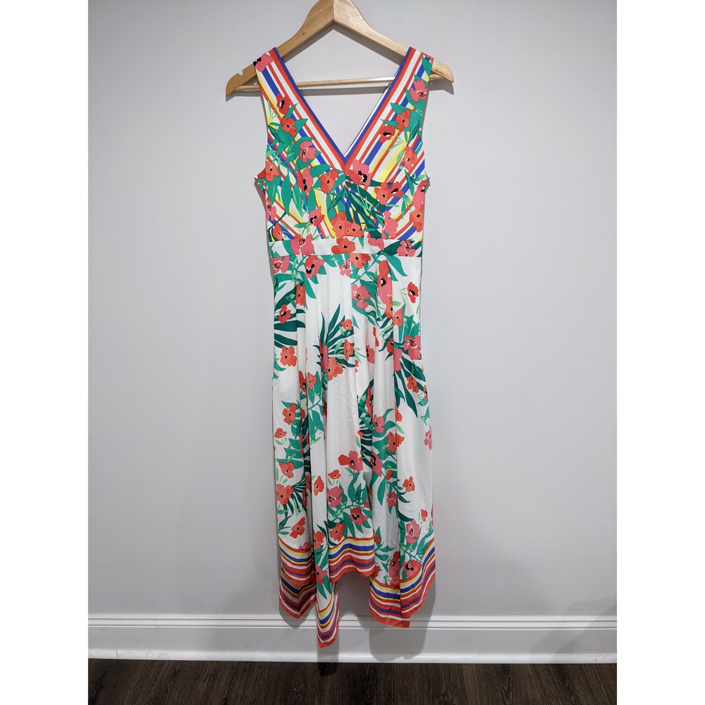 Vince Camuto White Handkerchief Maxi Dress Size 2 - Picture 2 of 8